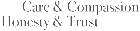 care and compassion honesty and trust